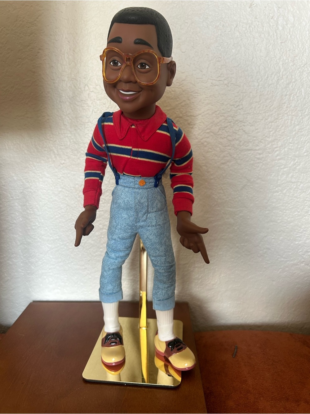 VTG 1991 Hasbro Steve Urkel Talking Doll FamilyMatters 17” *PULL STRING WORKS*